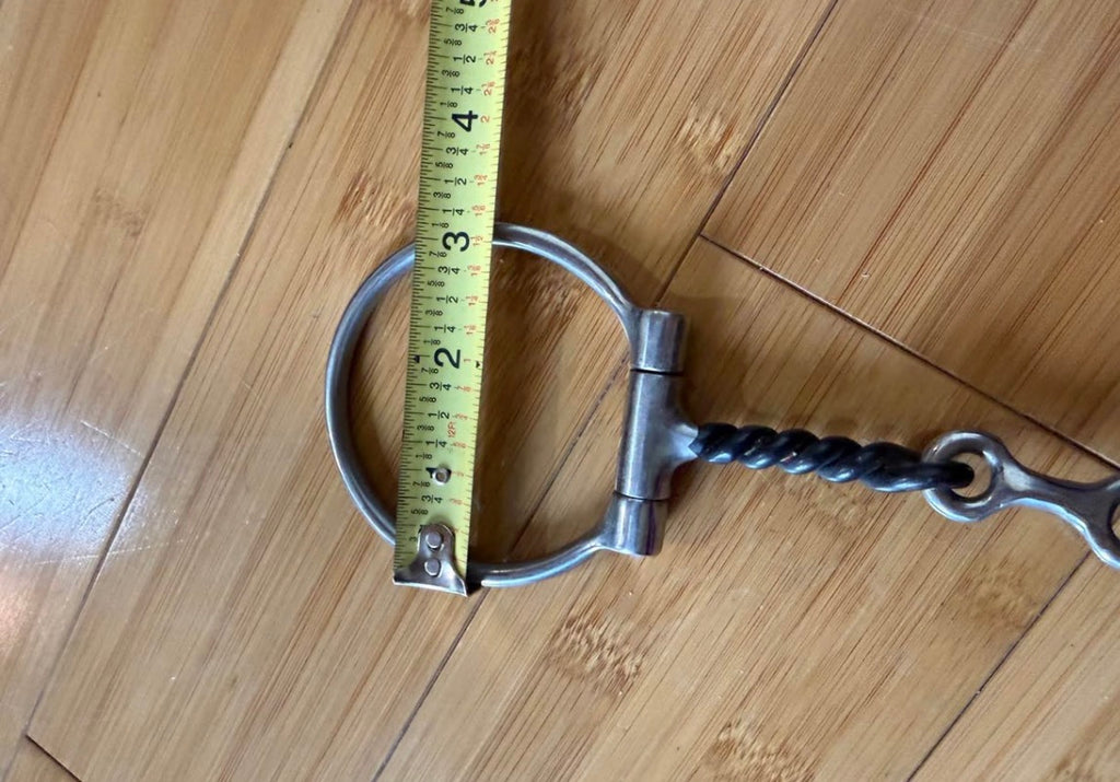 Reinsman Offset Twisted Dogbone Dee Ring Snaffle Bit
