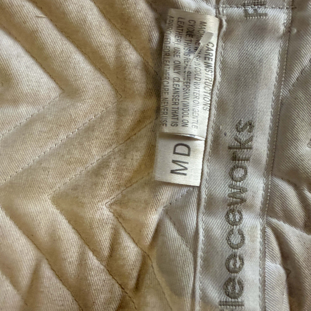 Fleeceworks Sheepskin Classic Original Halfpad with Rolled Edge.