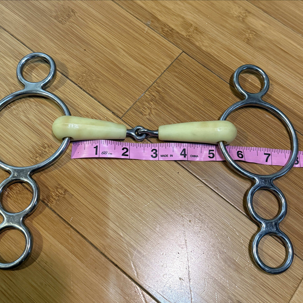 Happy Mouth 3-Ring Jointed Mouth Gag Bit