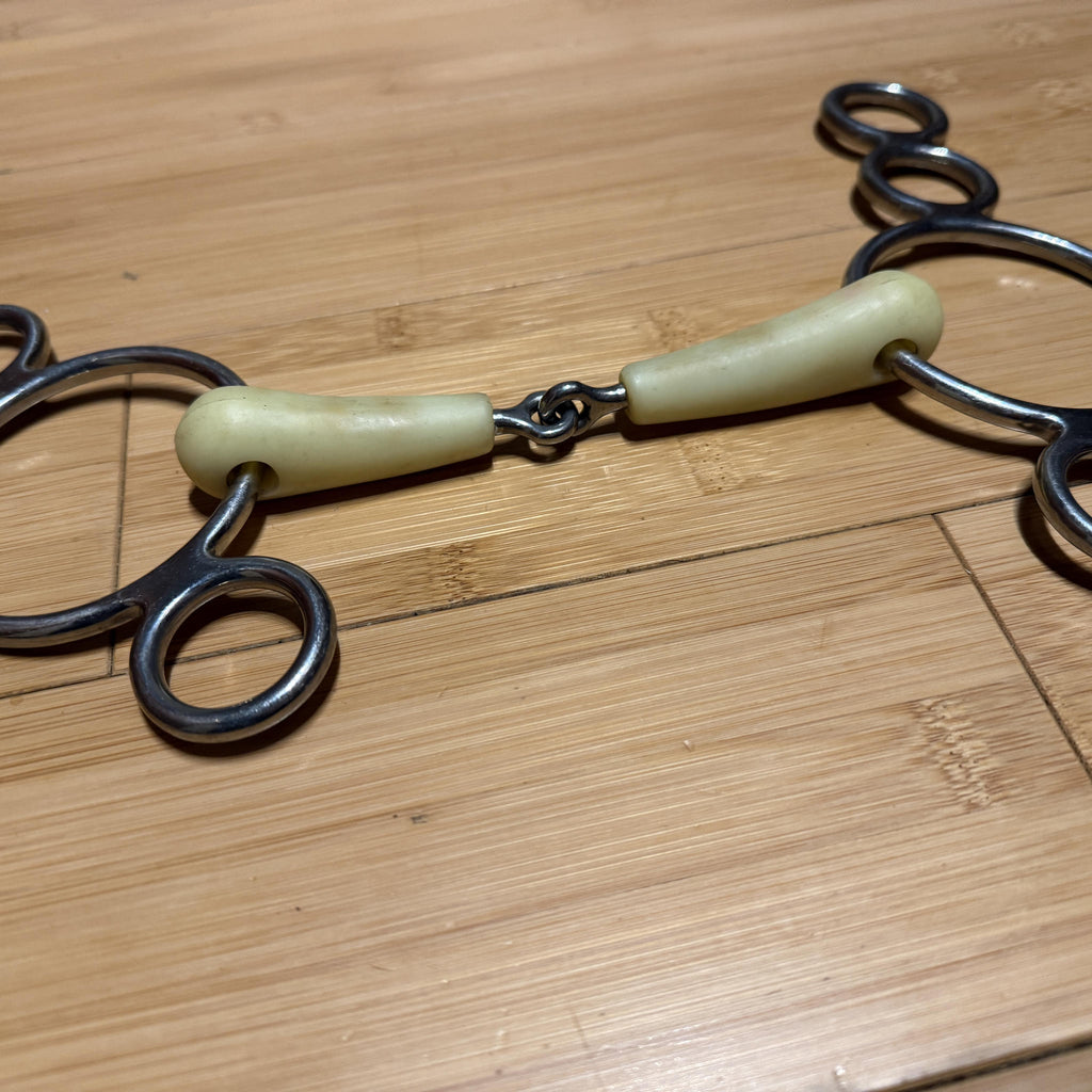 Happy Mouth 3-Ring Jointed Mouth Gag Bit