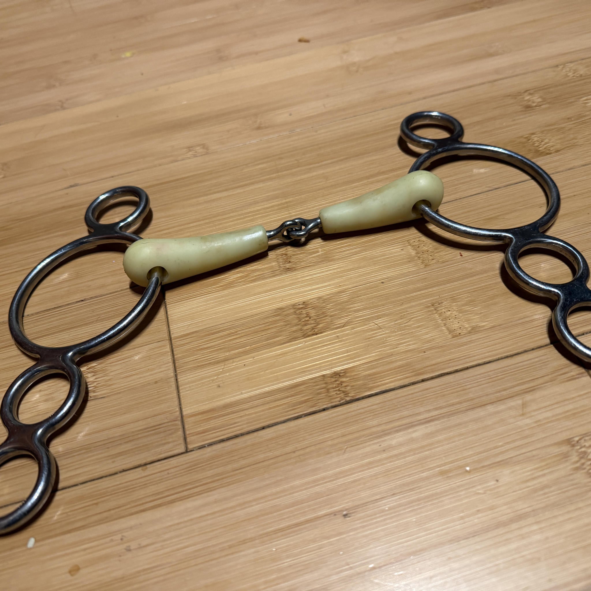 Happy Mouth 3-Ring Jointed Mouth Gag Bit
